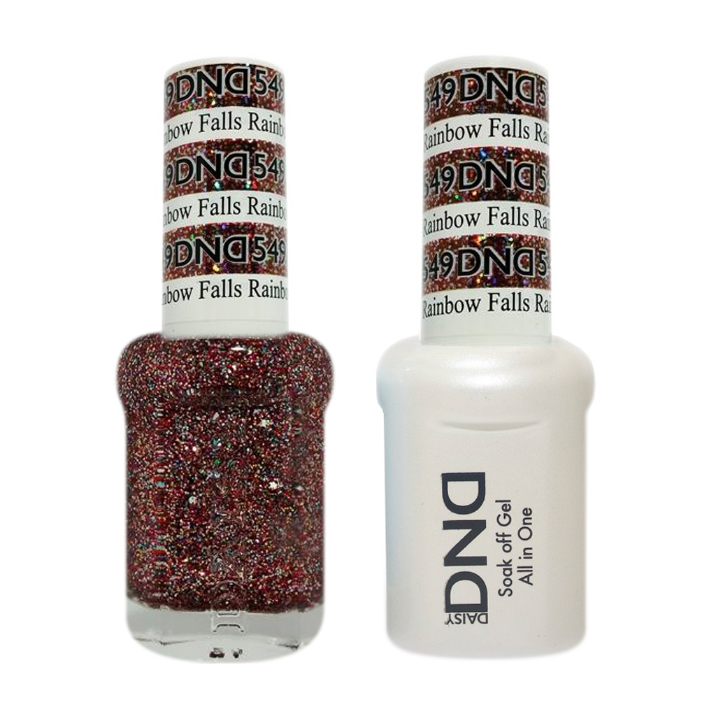 DND Nail Lacquer And Gel Polish, 549, Rainbow Falls, 0.5oz MY0924