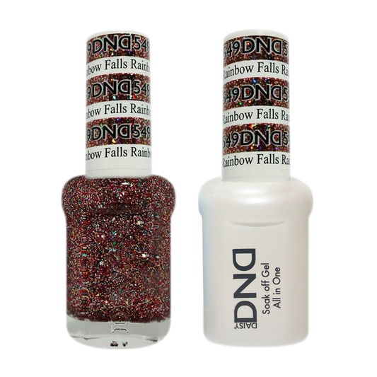 DND Nail Lacquer And Gel Polish, 549, Rainbow Falls, 0.5oz MY0924