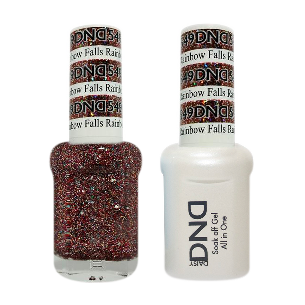 DND Nail Lacquer And Gel Polish, 549, Rainbow Falls, 0.5oz MY0924
