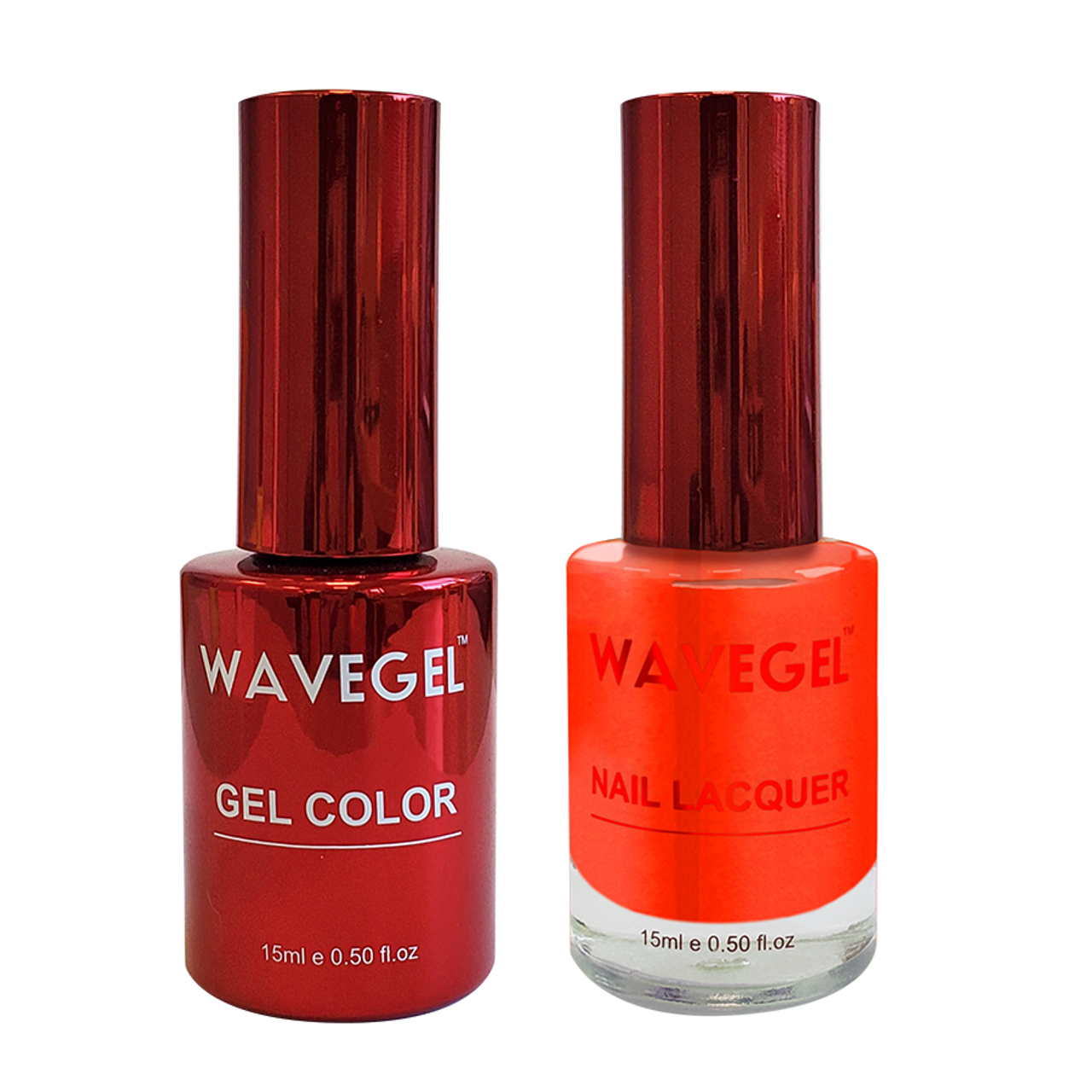 Wave Gel Nail Lacquer + Gel Polish, QUEEN Collection, 054, Bright on Bright, 0.5oz