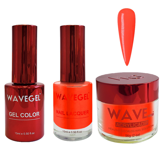 Wave Gel 4in1 Dipping Powder + Gel Polish + Nail Lacquer, QUEEN Collection, 054, Bright on Bright