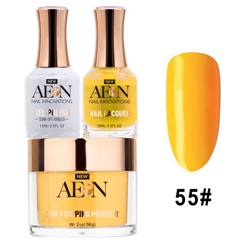AEON 3in1 Dipping Powder + Gel Polish + Nail Lacquer, 055, Del Sol OK0327LK