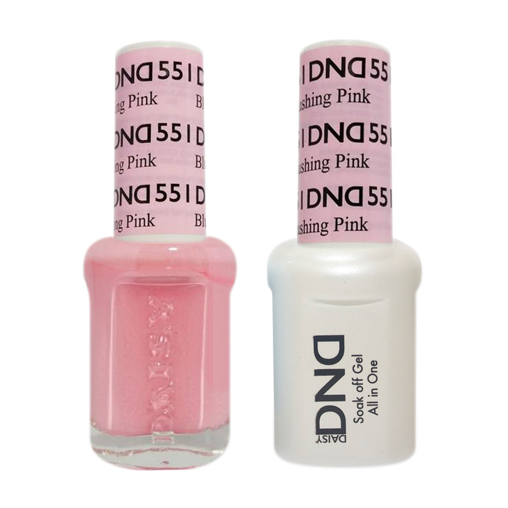 DND Nail Lacquer And Gel Polish, 551, Blushing Pink, 0.5oz MY0924