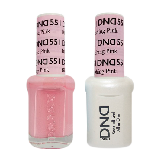 DND Nail Lacquer And Gel Polish, 551, Blushing Pink, 0.5oz MY0924