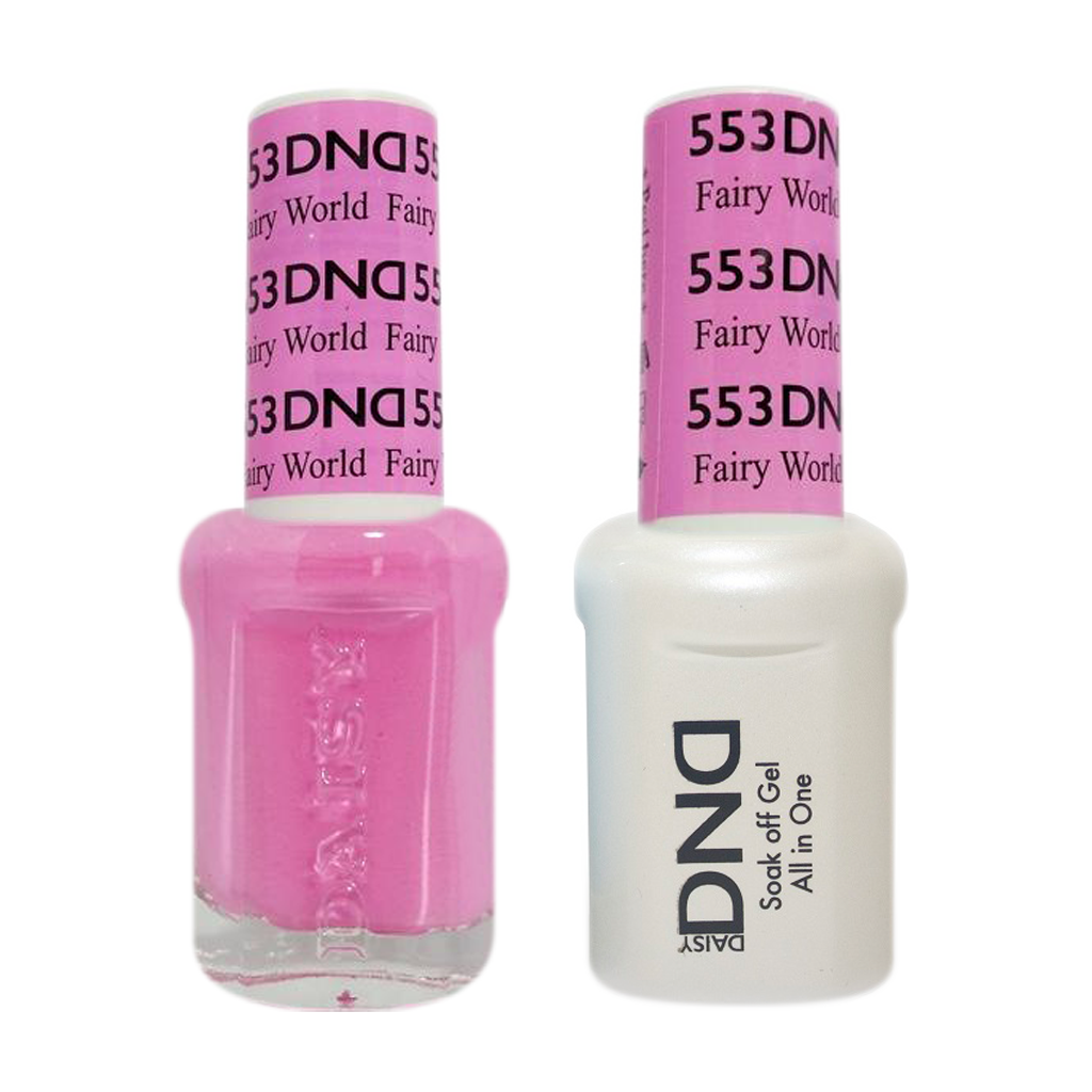 DND Nail Lacquer And Gel Polish, 553, Fairy World, 0.5oz MY0924