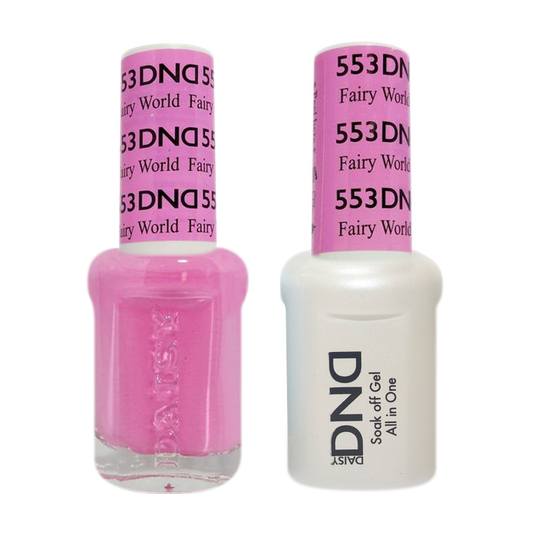 DND Nail Lacquer And Gel Polish, 553, Fairy World, 0.5oz MY0924