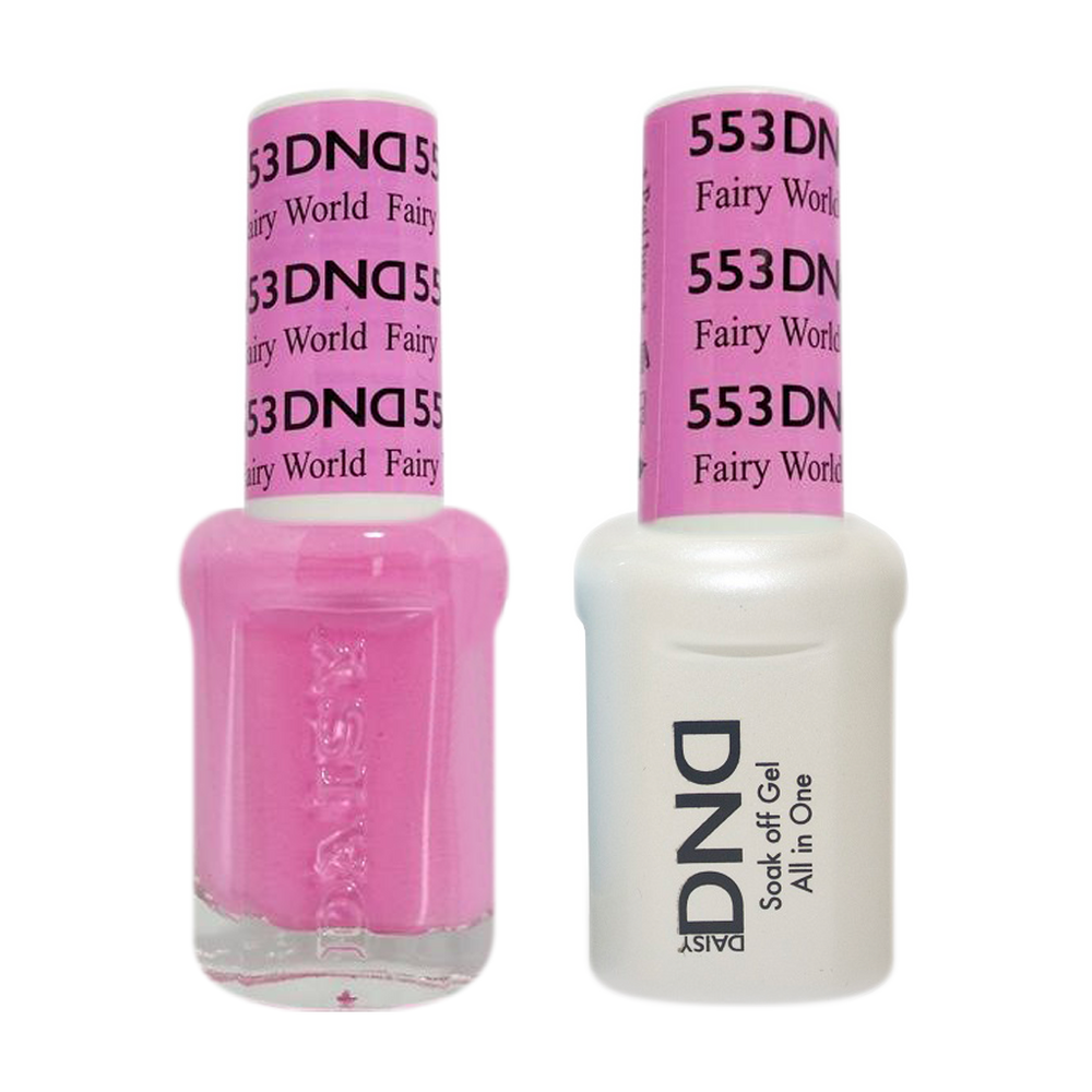 DND Nail Lacquer And Gel Polish, 553, Fairy World, 0.5oz MY0924