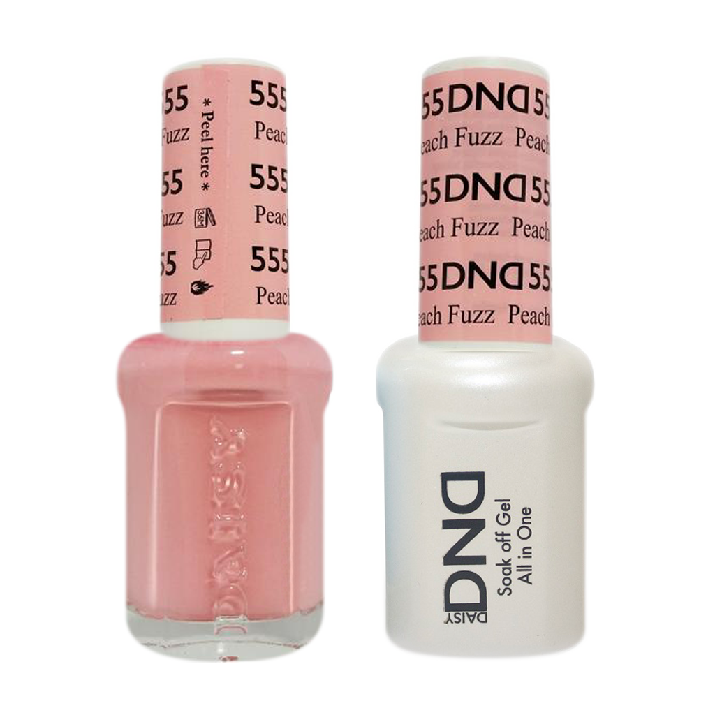 DND Nail Lacquer And Gel Polish, 555, Peach Fuzz, 0.5oz MY0924