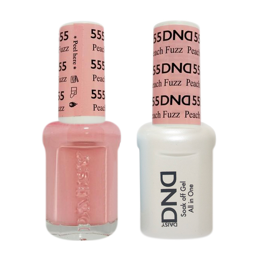 DND Nail Lacquer And Gel Polish, 555, Peach Fuzz, 0.5oz MY0924