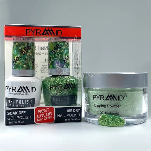 Pyramid 3in1 Dipping Powder + Gel Polish + Nail Lacquer, 556 OK1021MD