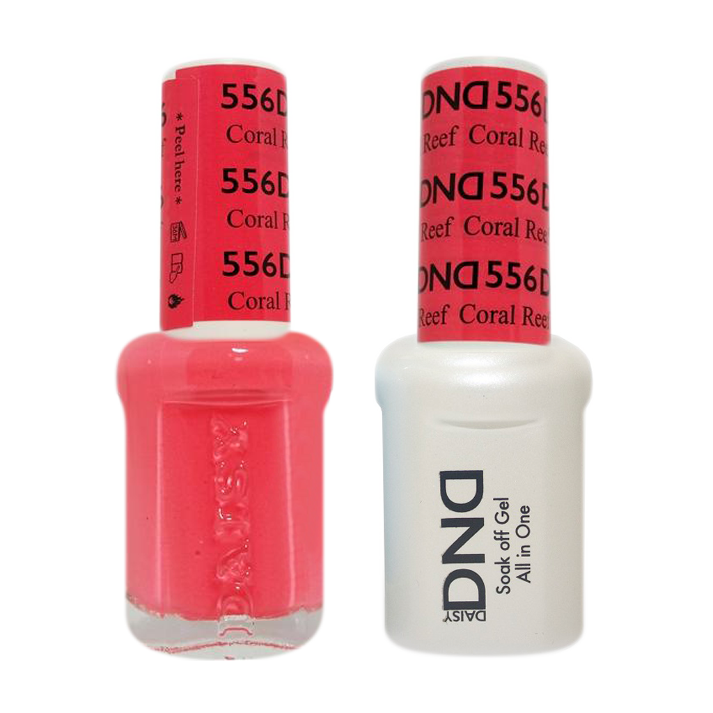 DND Nail Lacquer And Gel Polish, 556, Coral Reef, 0.5oz MY0924