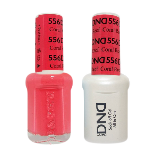 DND Nail Lacquer And Gel Polish, 556, Coral Reef, 0.5oz MY0924