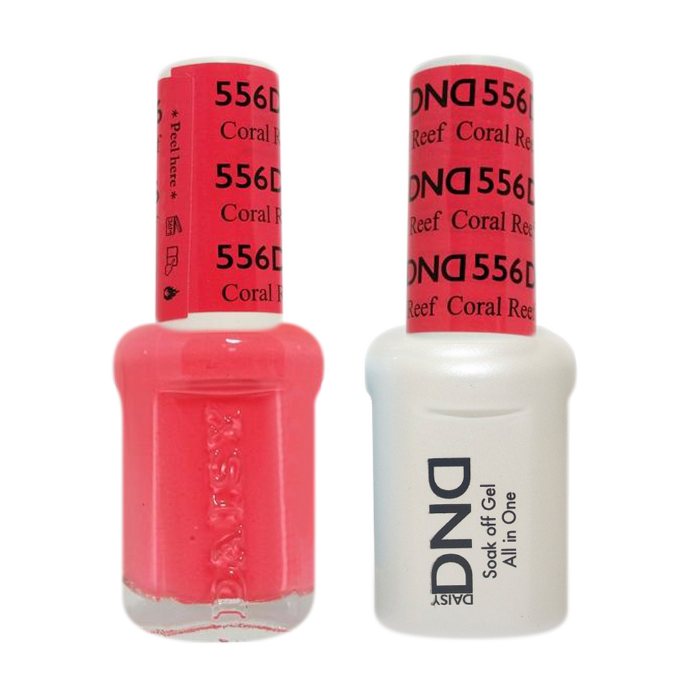 DND Nail Lacquer And Gel Polish, 556, Coral Reef, 0.5oz MY0924