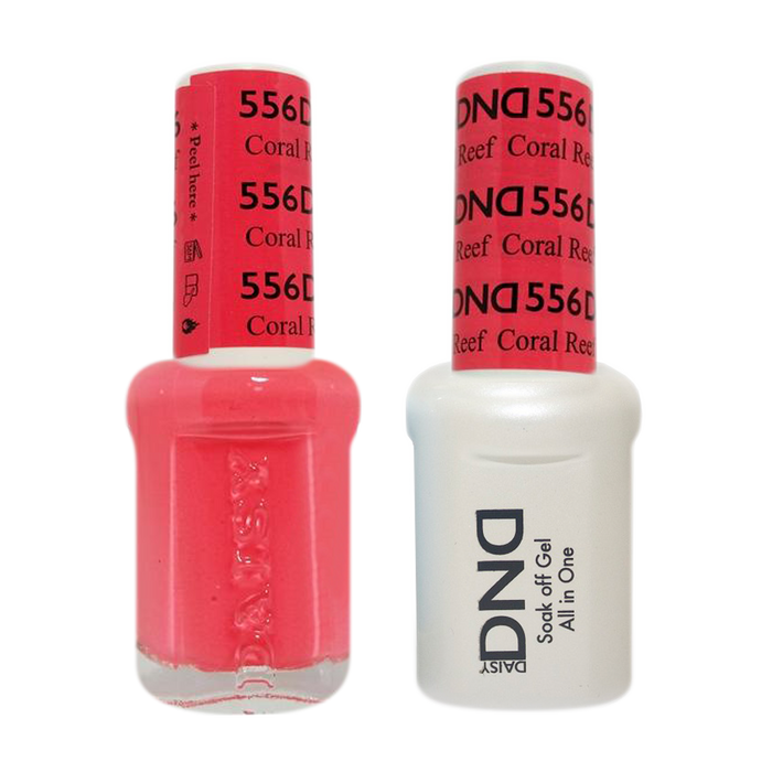 DND Nail Lacquer And Gel Polish, 556, Coral Reef, 0.5oz MY0924