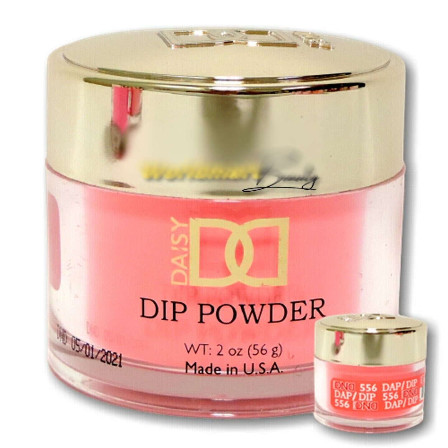 DND 2in1 Acrylic/Dipping Powder, 556, 2oz