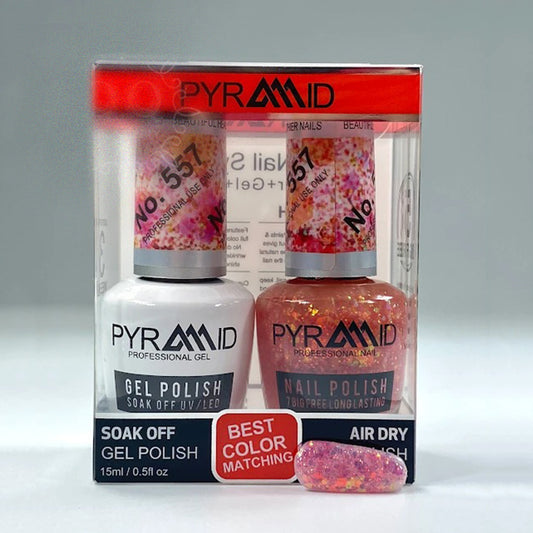 Pyramid Gel Polish + Nail Lacquer, 557, 0.5oz OK1021MD