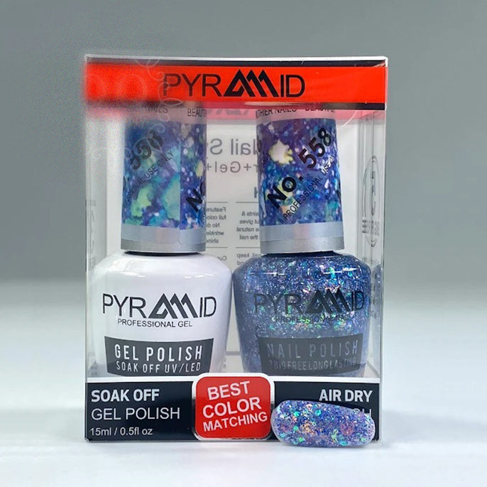 Pyramid Gel Polish + Nail Lacquer, 558, 0.5oz OK1021MD