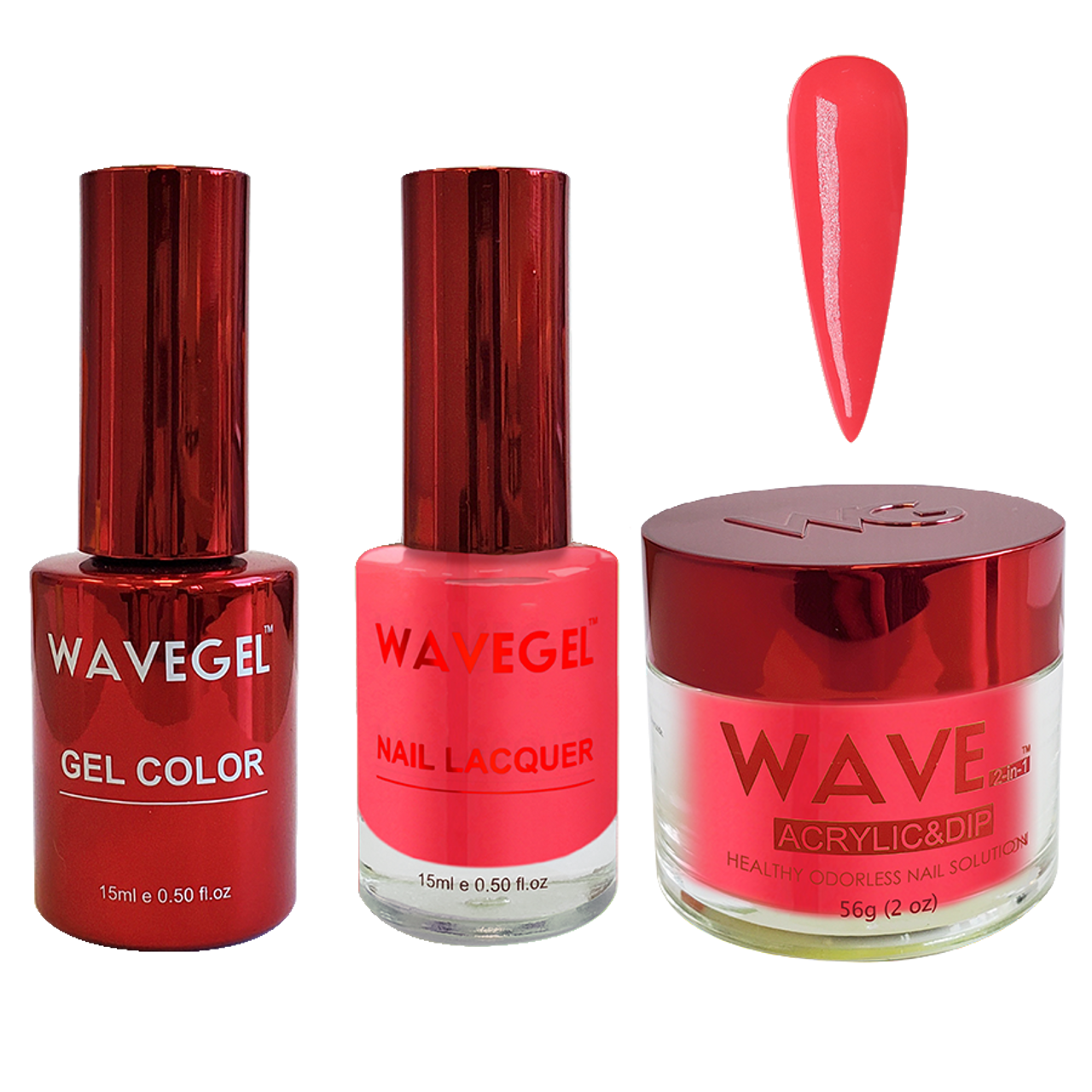 Wave Gel 4in1 Dipping Powder + Gel Polish + Nail Lacquer, QUEEN Collection, 055, Monarchy