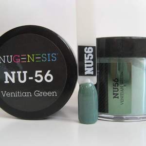 Nugenesis Dipping Powder, NU 056, Venetian Green, 2oz MH1005