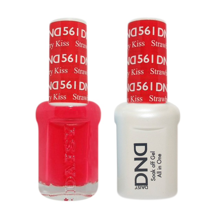 DND Nail Lacquer And Gel Polish, 561, Strawberry Kiss, 0.5oz MY0924
