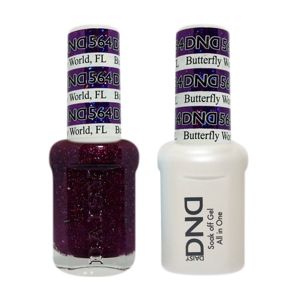 DND Nail Lacquer And Gel Polish, 564, Butterfly World, 0.5oz MY0924