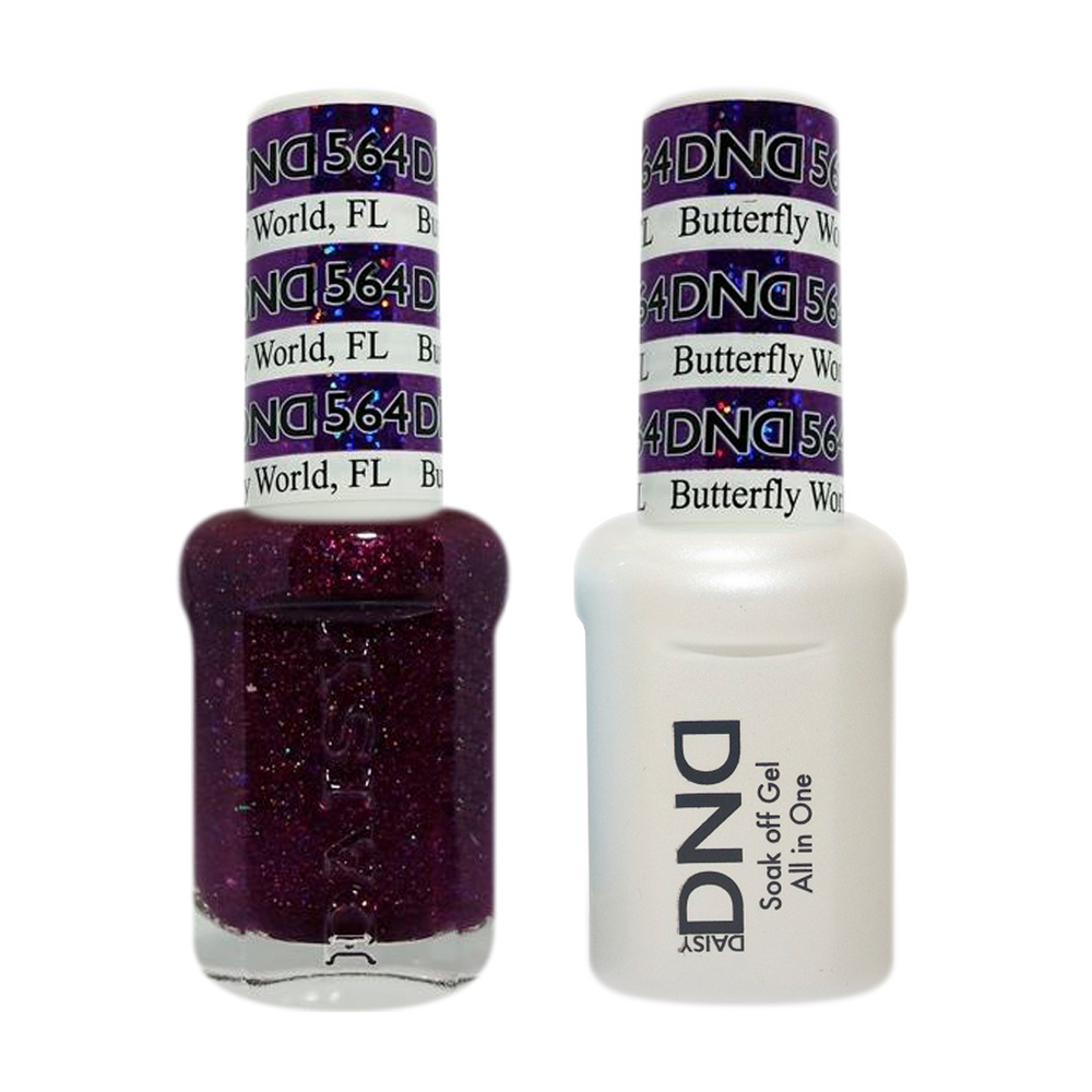 DND Nail Lacquer And Gel Polish, 564, Butterfly World, 0.5oz MY0924