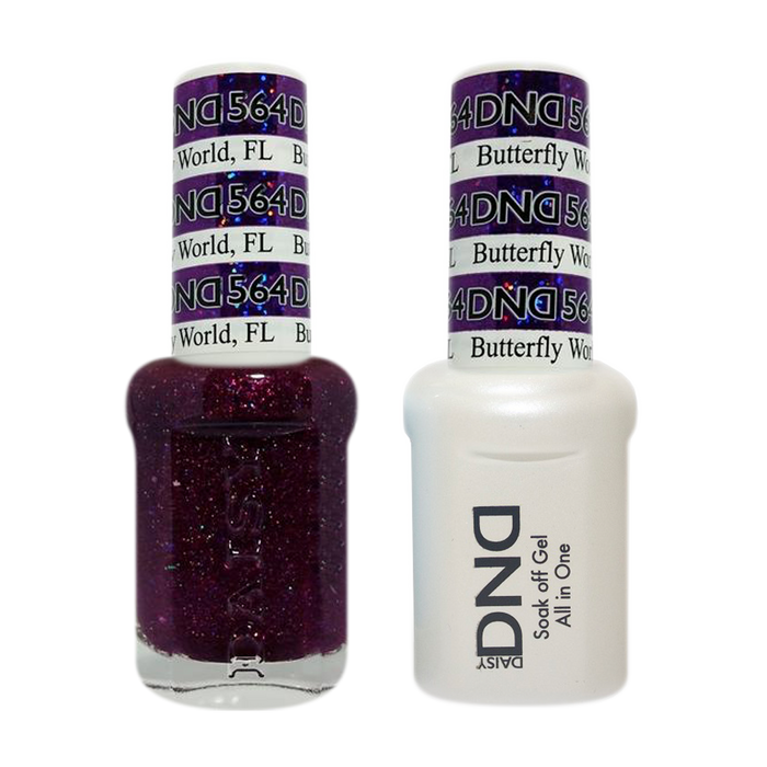 DND Nail Lacquer And Gel Polish, 564, Butterfly World, 0.5oz MY0924