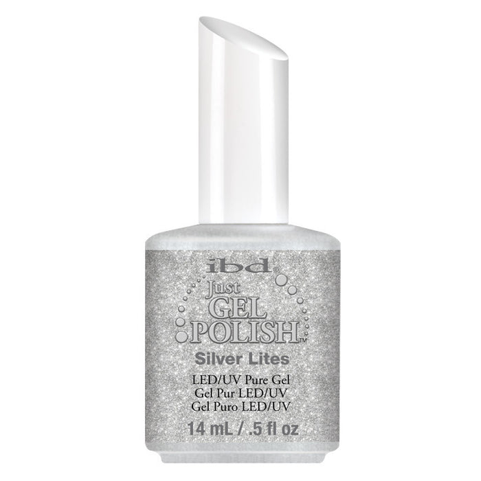 IBD Just Gel Polish, 56572, Silver Lites, 0.5oz KK1022