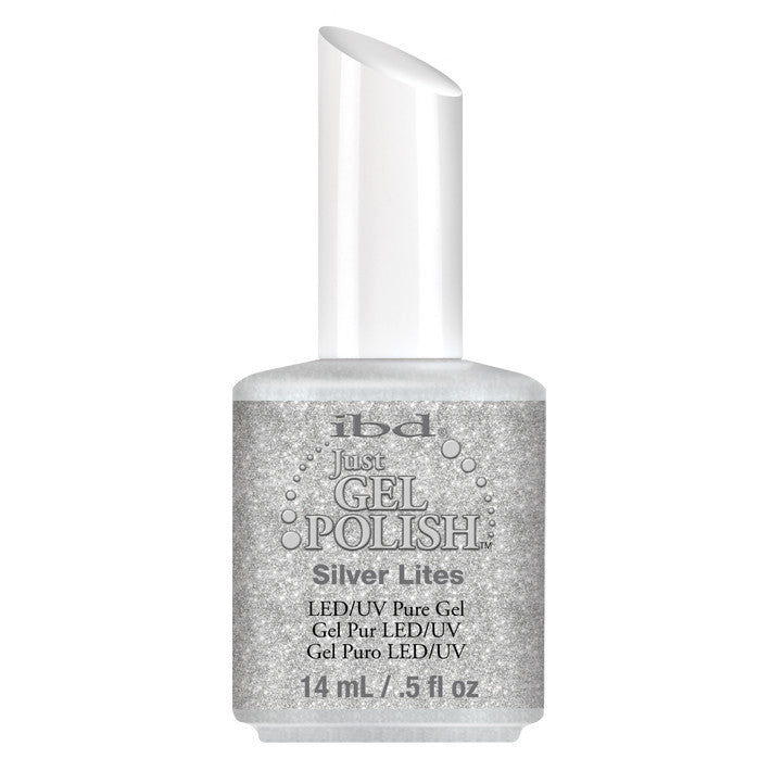 IBD Just Gel Polish, 56572, Silver Lites, 0.5oz KK1022