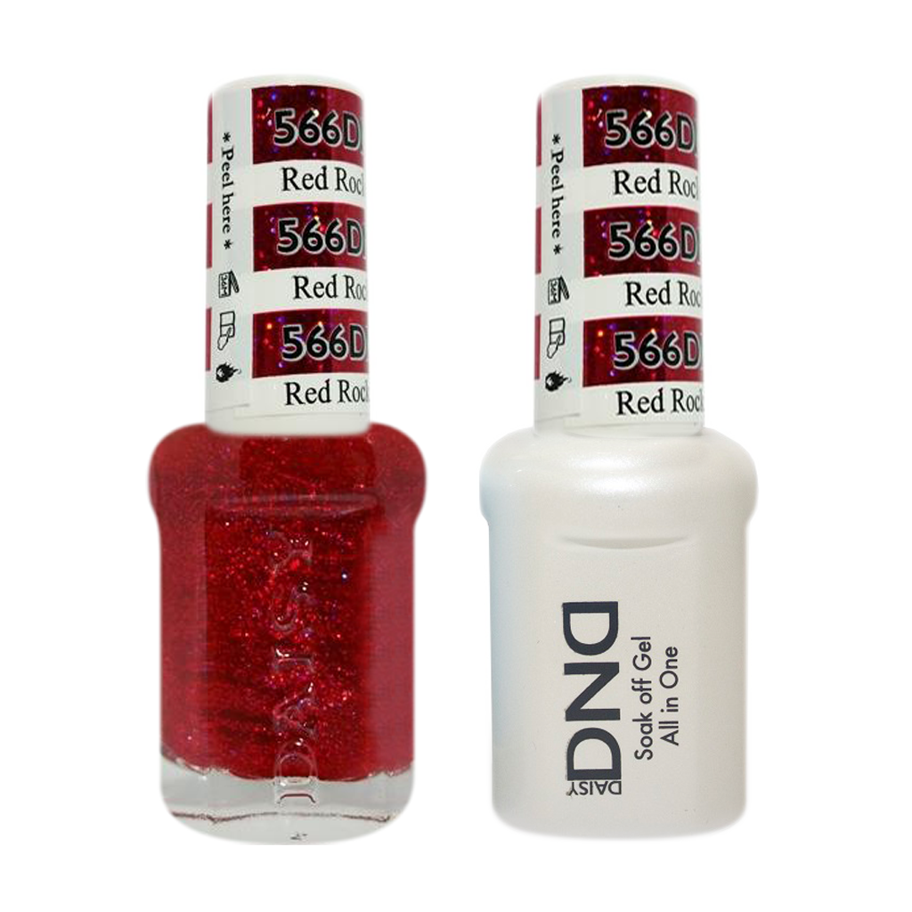 DND Nail Lacquer And Gel Polish, 566, Red Rock, 0.5oz MY0924