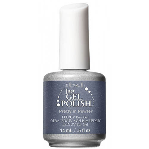 IBD Just Gel Polish, 56685, Pretty In Pewter, 0.5oz KK1022