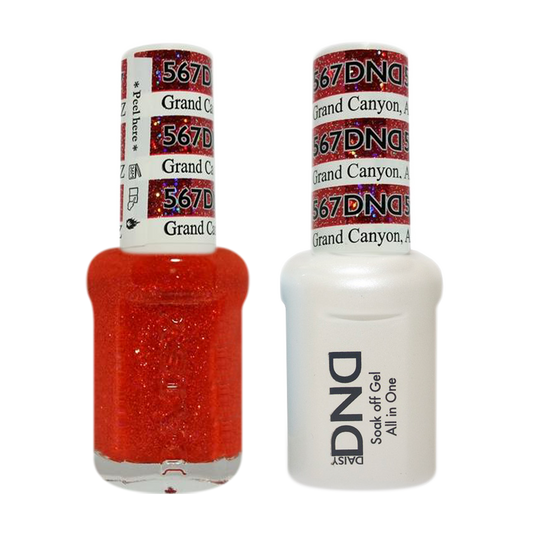 DND Nail Lacquer And Gel Polish, 567, Grand Canyon, 0.5oz MY0924