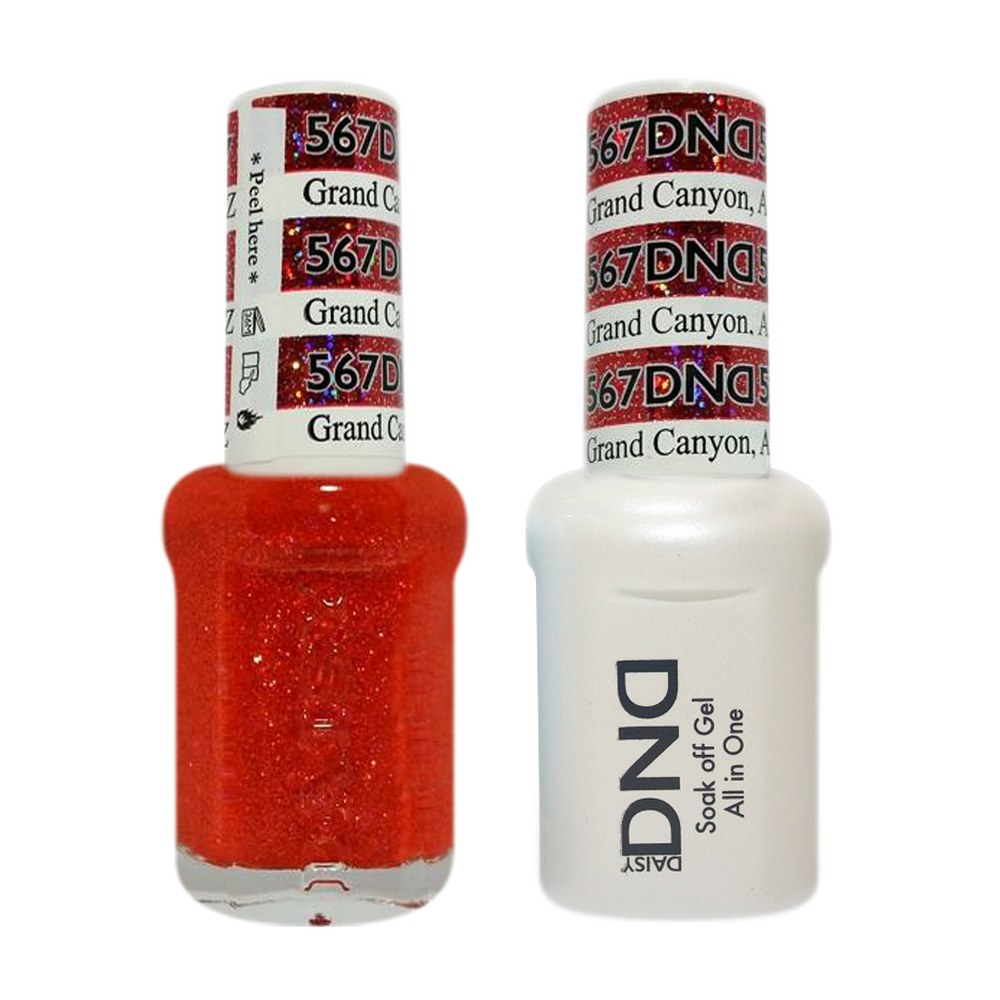 DND Nail Lacquer And Gel Polish, 567, Grand Canyon, 0.5oz MY0924
