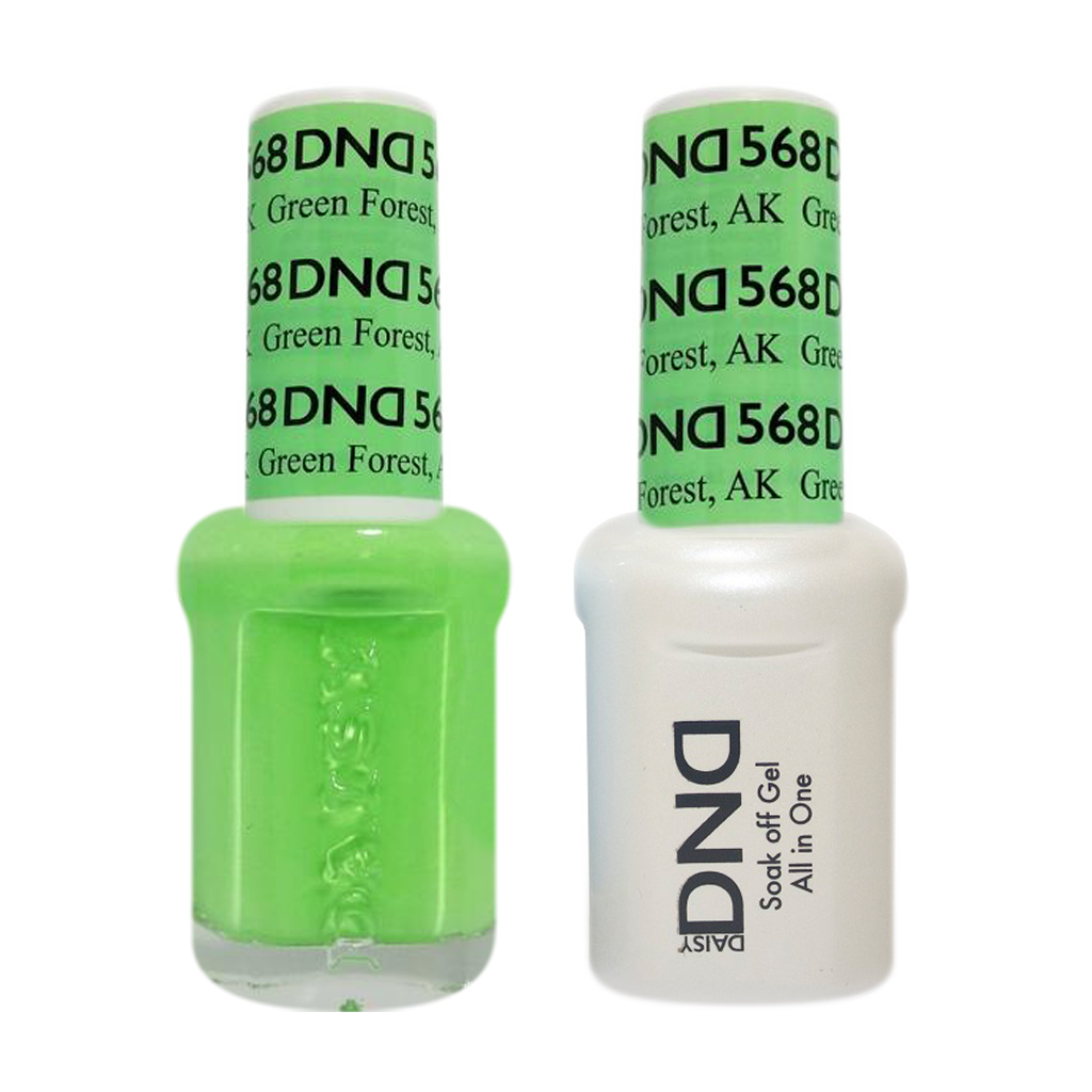 DND Nail Lacquer And Gel Polish, 568, Green Forest, 0.5oz MY0924