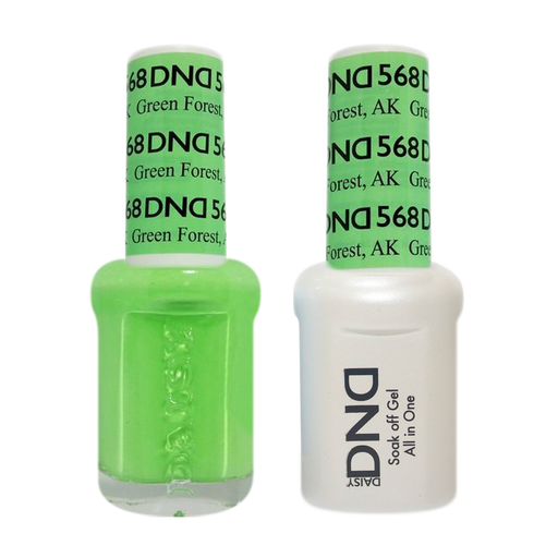 DND Nail Lacquer And Gel Polish, 568, Green Forest, 0.5oz MY0924