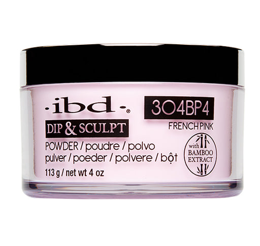 IBD Dip & Sculpt Powder, Pink & White, 304BP4, FRENCH PINK, 4oz OK0330LK