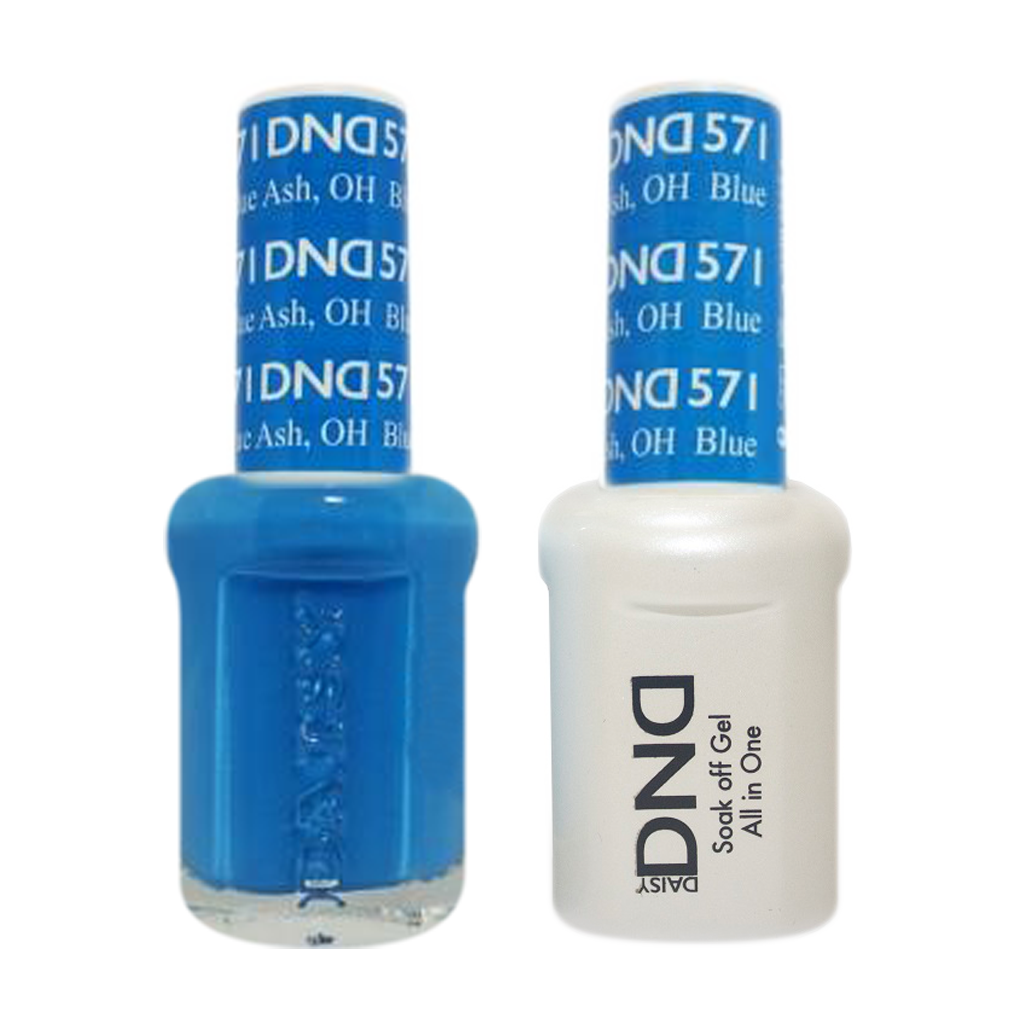 DND Nail Lacquer And Gel Polish, 571, Blue Ash, 0.5oz MY0924