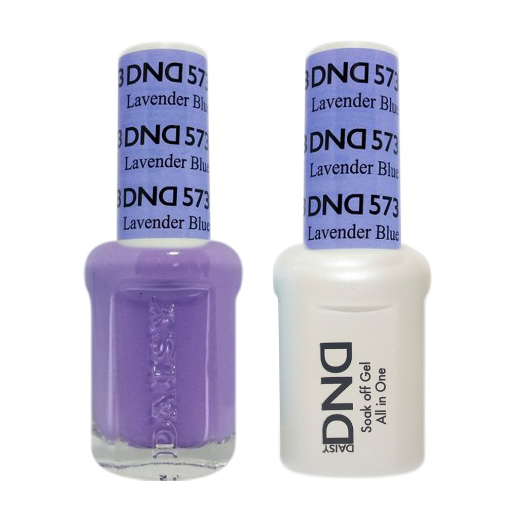 DND Nail Lacquer And Gel Polish, 573, Lavender Blue, 0.5oz MY0924