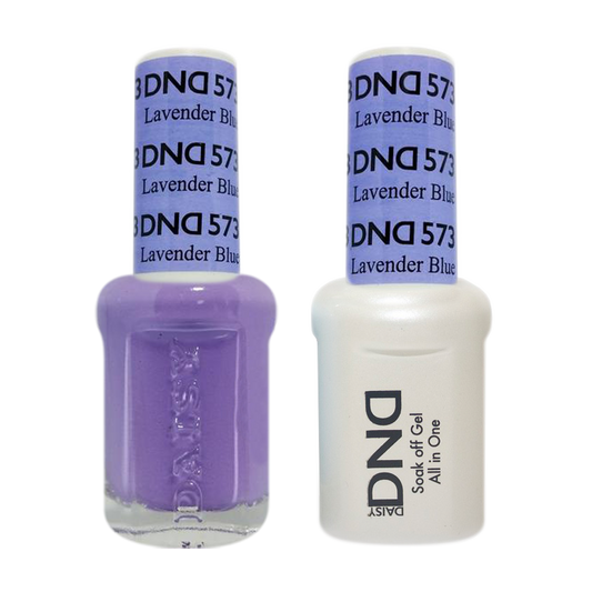 DND Nail Lacquer And Gel Polish, 573, Lavender Blue, 0.5oz MY0924