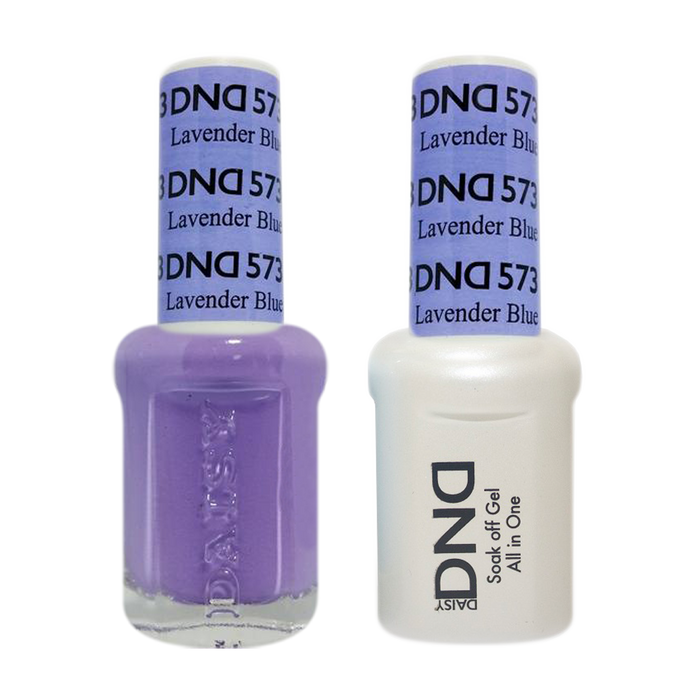 DND Nail Lacquer And Gel Polish, 573, Lavender Blue, 0.5oz MY0924