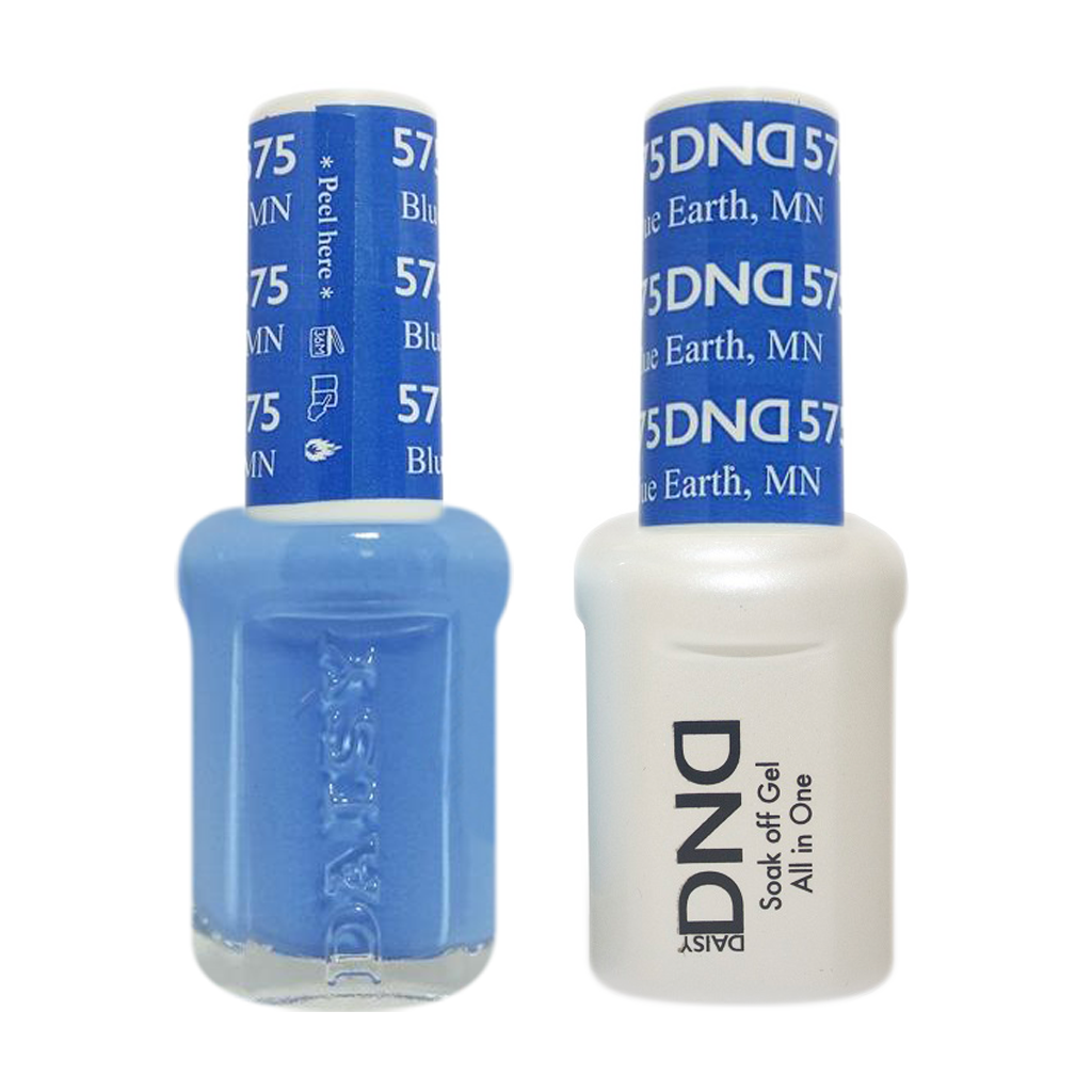 DND Nail Lacquer And Gel Polish, 575, Blue Earth, 0.5oz MY0924