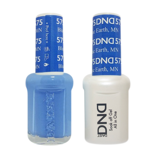 DND Nail Lacquer And Gel Polish, 575, Blue Earth, 0.5oz MY0924