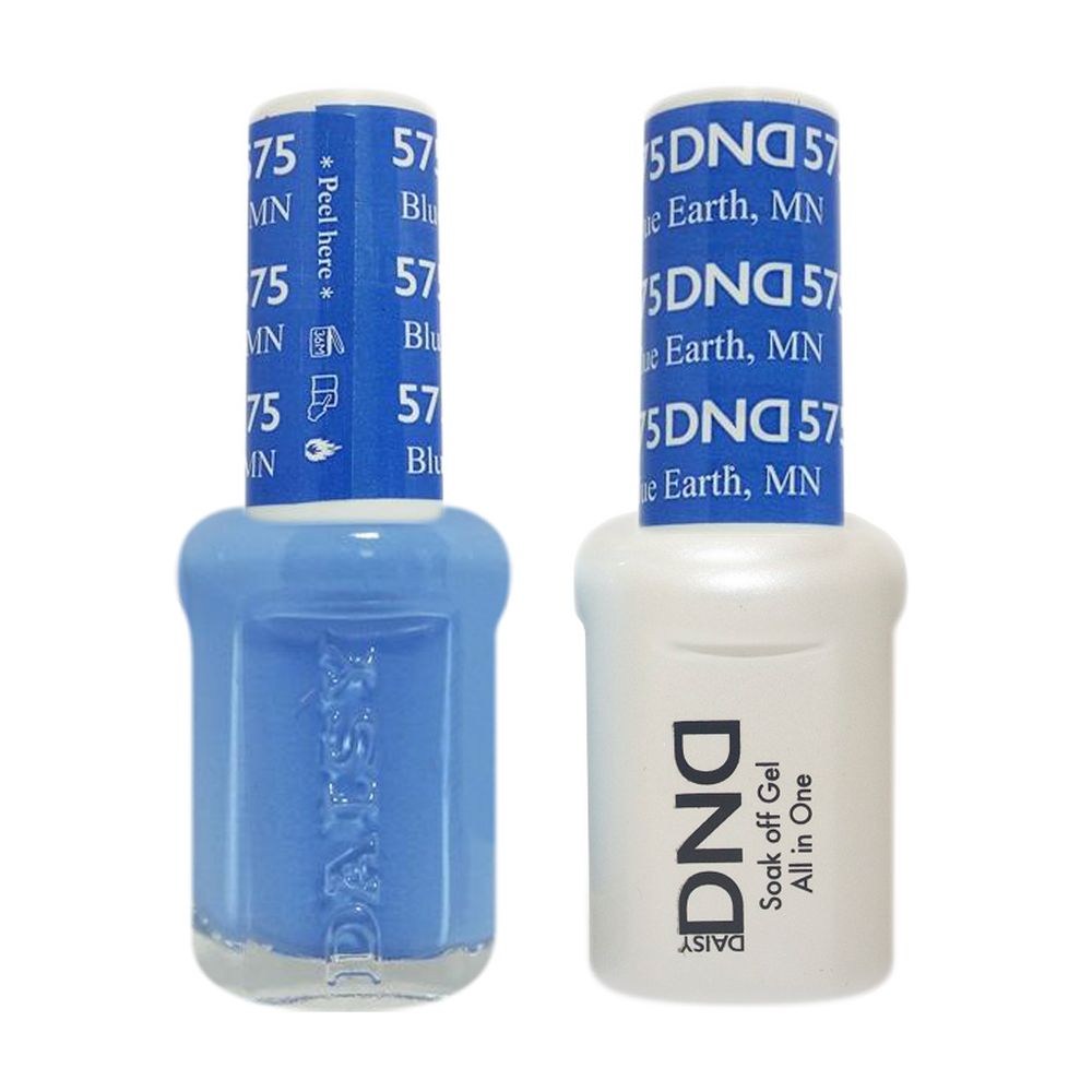 DND Nail Lacquer And Gel Polish, 575, Blue Earth, 0.5oz MY0924