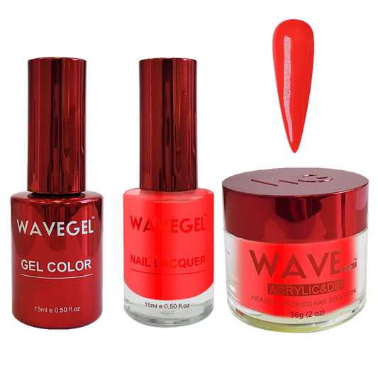 Wave Gel 4in1 Dipping Powder + Gel Polish + Nail Lacquer, QUEEN Collection, 057, French Cognac