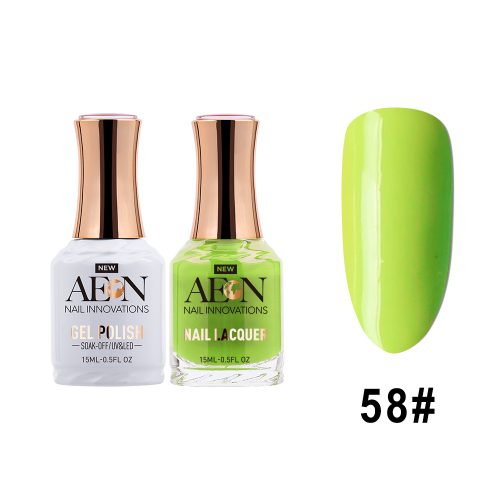 AEON Gel Polish + Nail Lacquer, 058, It’s Mint To Be, 0.5oz OK0326LK