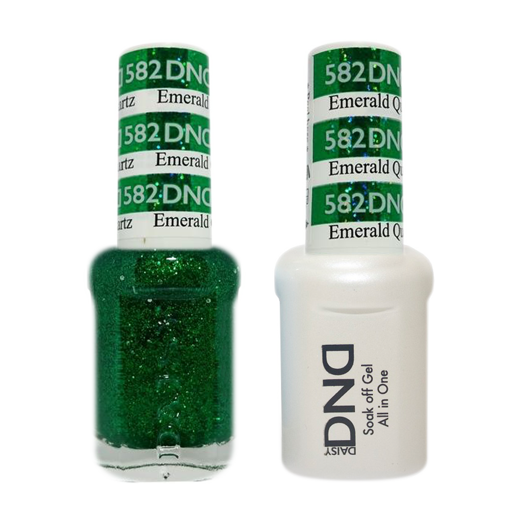 DND Nail Lacquer And Gel Polish, 582, Emerald Quartz, 0.5oz MY0924