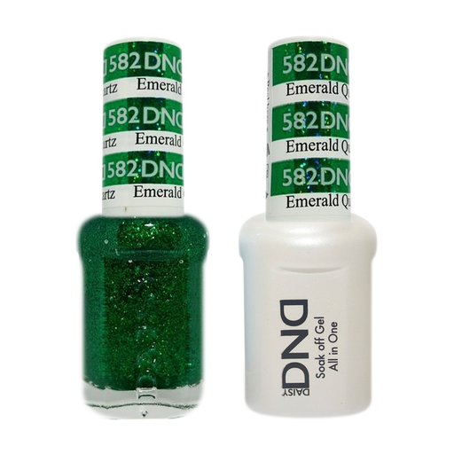 DND Nail Lacquer And Gel Polish, 582, Emerald Quartz, 0.5oz MY0924