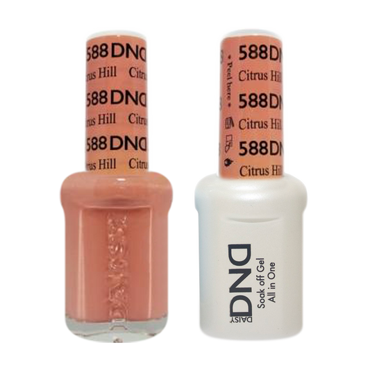 DND Nail Lacquer And Gel Polish, 588, Citrus Hill, 0.5oz MY0924