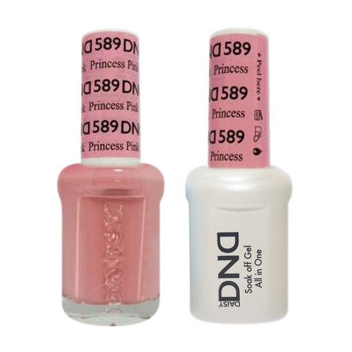 DND Nail Lacquer And Gel Polish, 589, Princess Pink, 0.5oz MY0924