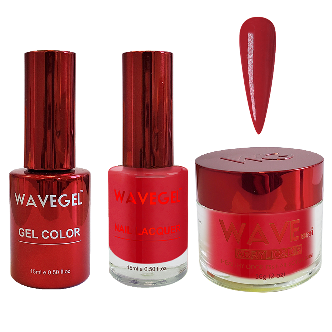 Wave Gel 4in1 Dipping Powder + Gel Polish + Nail Lacquer, QUEEN Collection, 058, Evil Queen